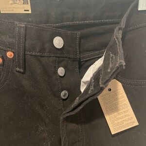 Levi's 501 Black Button Fly 31x32